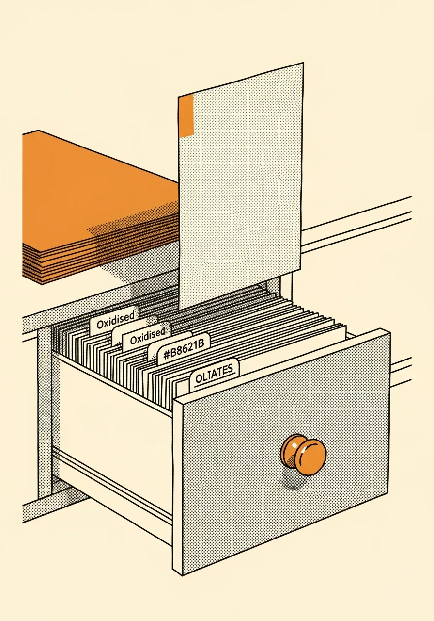 Editorial illustration: documents, not flowcharts. Commissioned, April 2026.